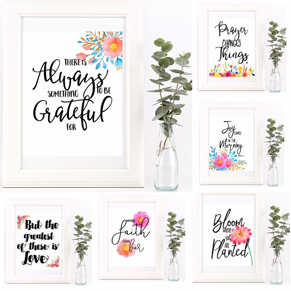 Inspirational Downloadable Prints from Ven & Rose
